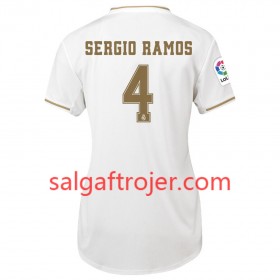 Real Madrid Fodboldtrøjer Sergio Ramos 4 Dame Hjemmebanesæt 2019/20 Kort ærmer
